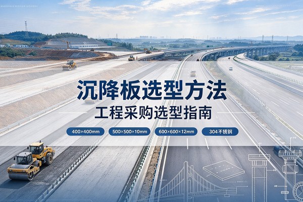 泾源沉降板选择方法