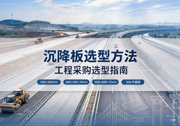 泾源沉降板选择方法